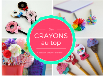 crayon diy rentrée scolaire IDY