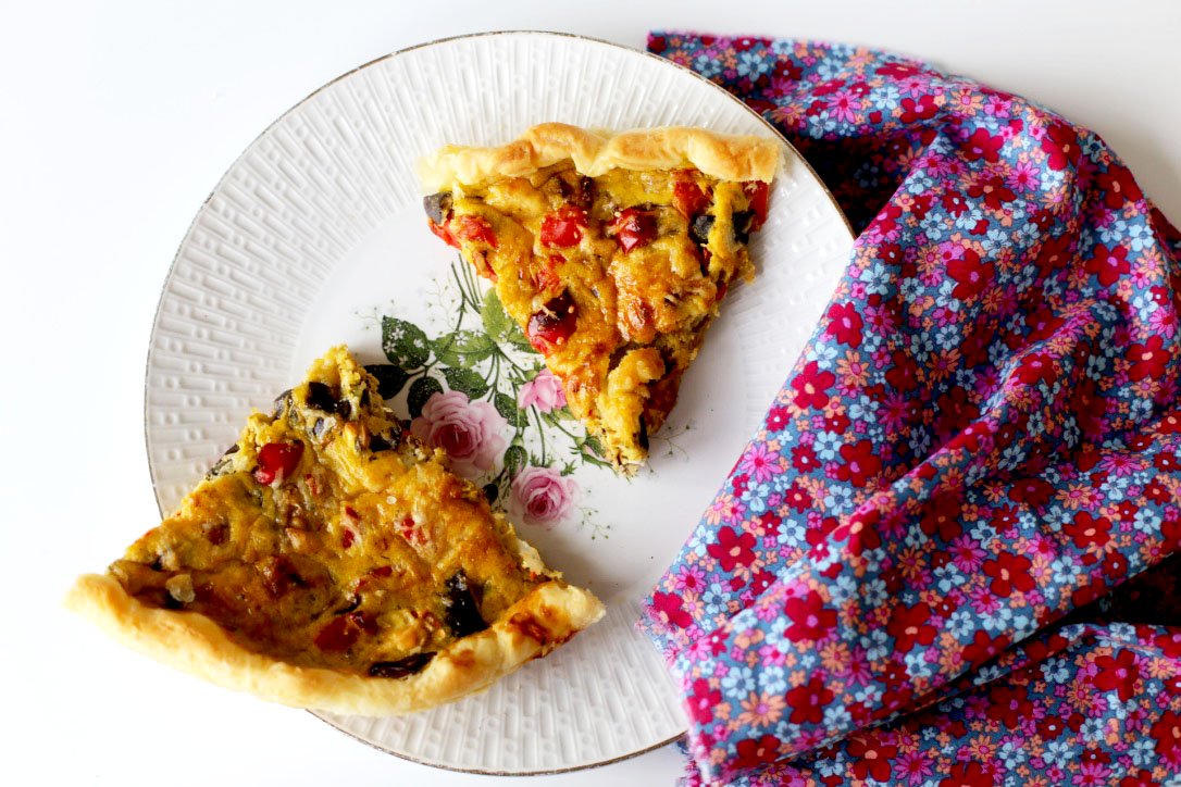 160608 tarte aux legumes dete Oh  ! La belle quiche ! ~aux légumes dété~